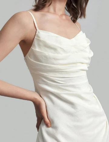Rochie scurta SHEIN, ecru
