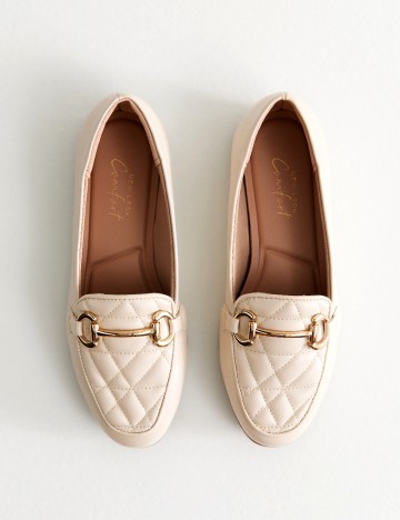 
						Mocasini New look, crem
