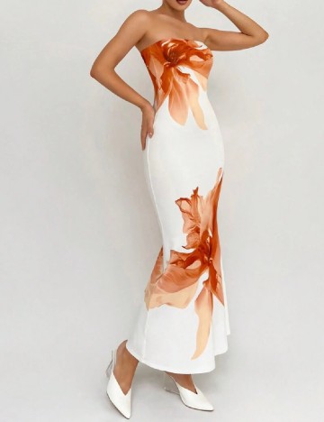 
						Rochie lunga SHEIN, floral print