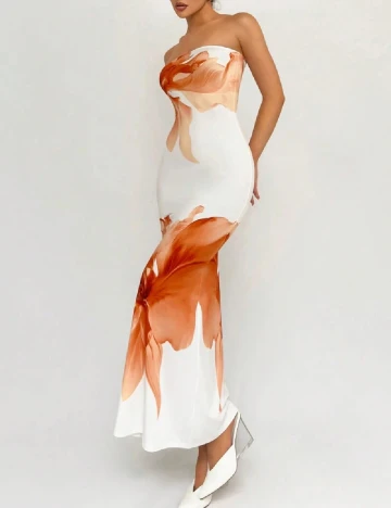 Rochie lunga SHEIN, floral print
