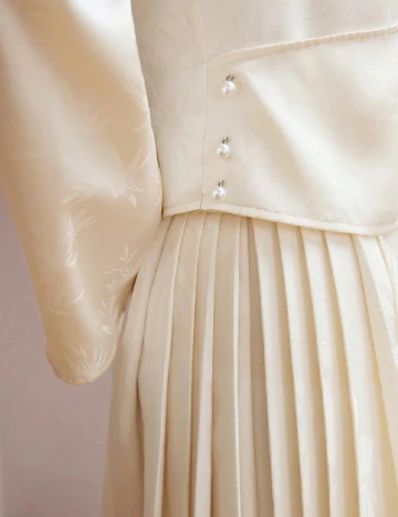 Bluza MOTF, ecru Alb