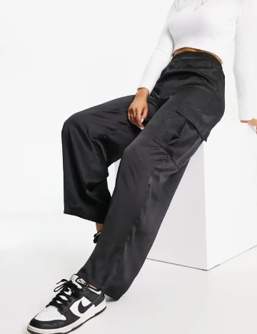Pantaloni New look, negru Negru