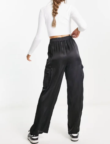 Pantaloni New look, negru Negru