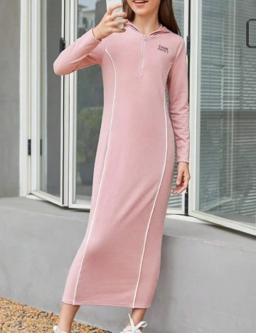 Rochie Shein Kids, roz pudra
