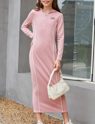 Rochie Shein Kids, roz pudra