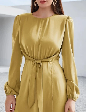 Rochie lunga SHEIN, galben Galben