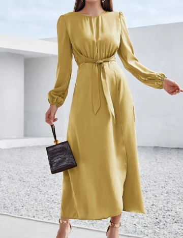 Rochie lunga SHEIN, galben Galben