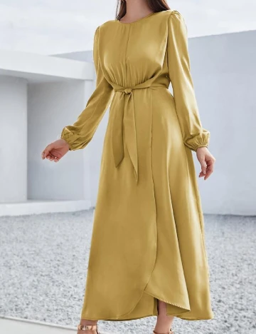 Rochie lunga SHEIN, galben Galben
