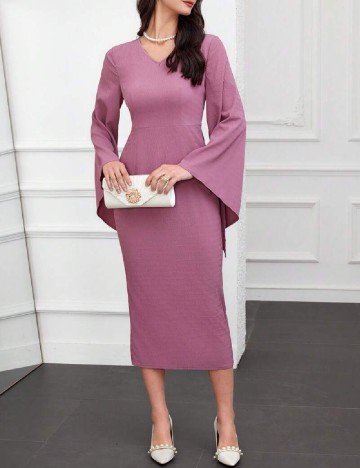 Rochie medie SHEIN, roz