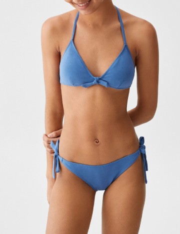
						Costum de baie Mango Teen, albastru