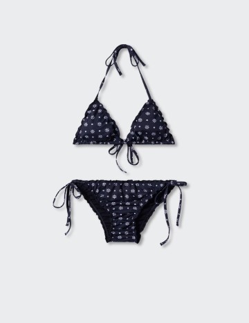 Costum de baie Mango Teen, negru