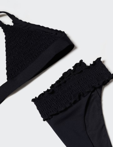 Costum de baie Mango Teen, negru