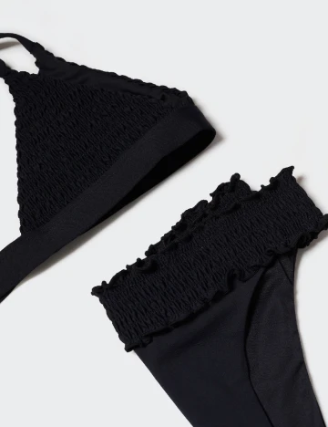 Costum de baie Mango Teen, negru