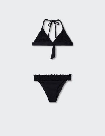 Costum de baie Mango Teen, negru