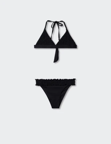 Costum de baie Mango Teen, negru