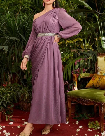 Rochie lunga SHEIN, mov Mov