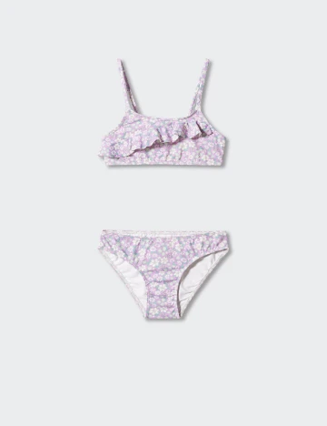 Costum de baie Mango Kids, mov Mov
