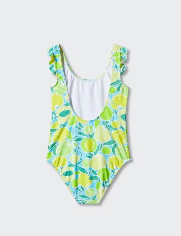 Costum de baie Mango Kids, verde