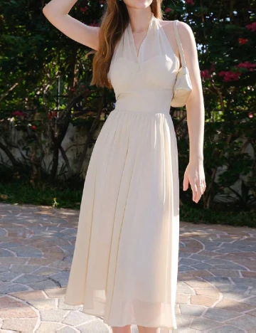 Rochie medie SHEIN, crem Crem