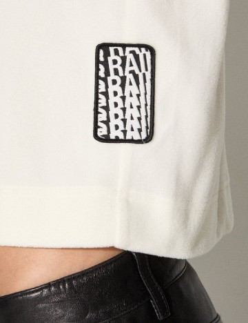Bluza Rains, alb