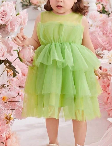 Rochie Shein Kids, verde Verde