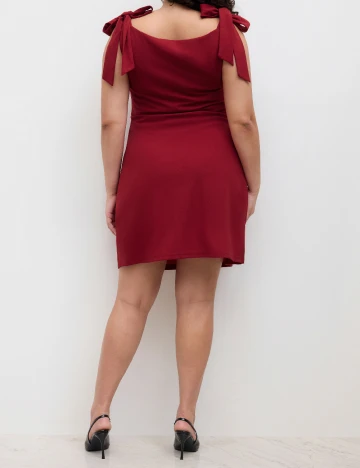 Rochie scurta Cider Plus Size, rosu Rosu