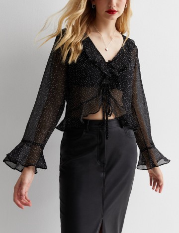 
						Top New look, negru