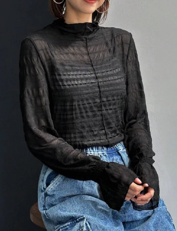 Bluza SHEIN, negru