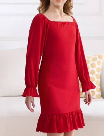 Rochie Shein Kids, rosu Rosu