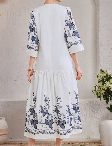 Rochie medie SHEIN, alb