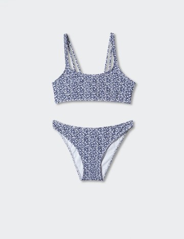 Costum de baie Mango Teen, bleumarin inchis