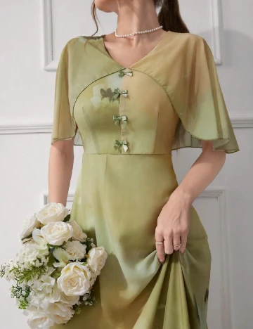 Rochie medie SHEIN, verde Verde