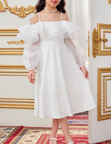 
						Rochie Shein Kids, alb
