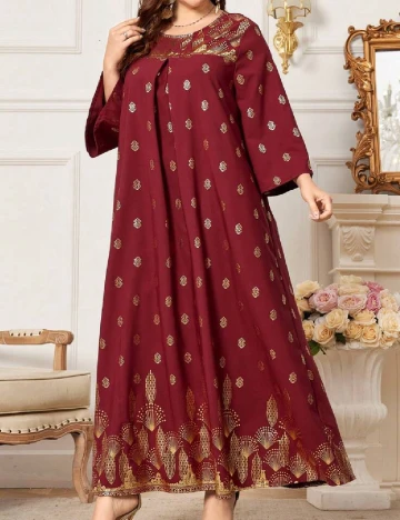 Rochie lunga SHEIN CURVE, visiniu Rosu