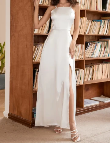Rochie lunga SHEIN, alb