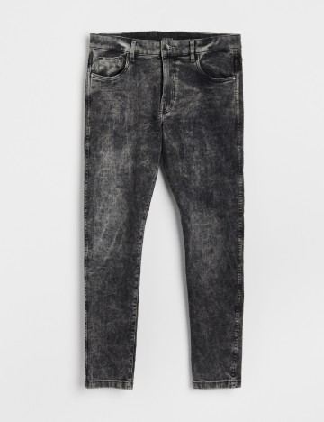 Blugi Reserved, gri/negru