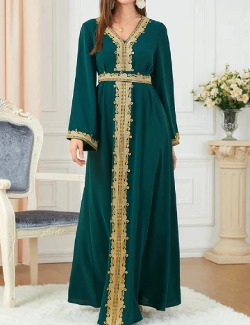 Rochie lunga SHEIN, turcoaz Verde