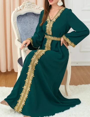 Rochie lunga SHEIN, turcoaz Verde