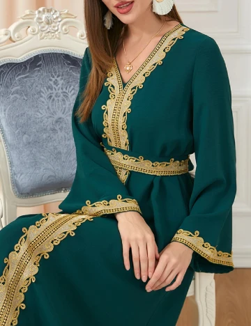 Rochie lunga SHEIN, turcoaz Verde
