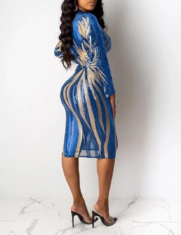 Rochie medie SHEIN, albastru
