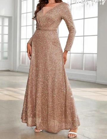 Rochie lunga SHEIN, maro