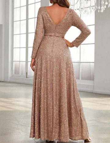 Rochie lunga SHEIN, maro