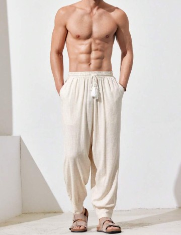 
						Pantaloni SHEIN, crem