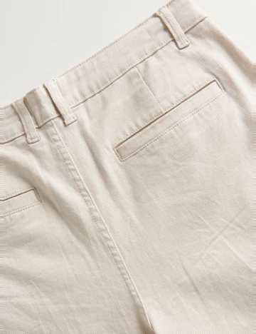 Pantaloni Reserved, crem