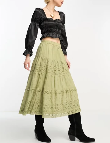 Top Reclaimed Vintage, negru