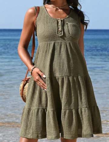 Rochie scurta SHEIN Maternity, verden