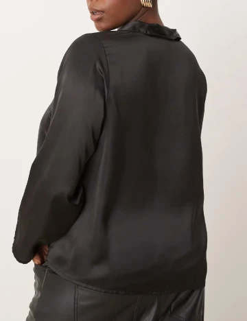 Camasa New Look Curves, negru