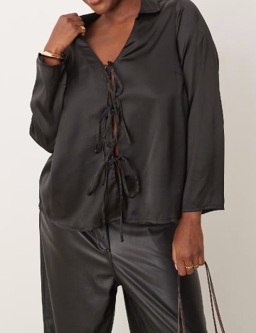 Camasa New Look Curves, negru