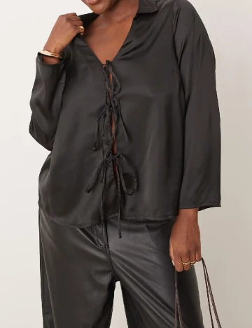Camasa New Look Curves, negru