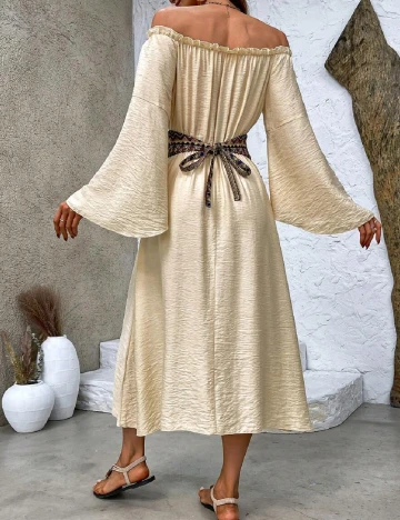 Rochie medie SHEIN, crem